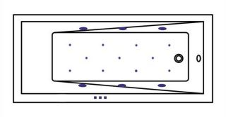 Гидромассажная ванна Whitecross Wave 0101.170075.100.RELAX.CR 170x75см Relax хром